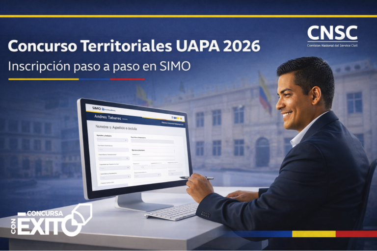 Inscripción Concurso Territoriales UAPA 2026 sin errores